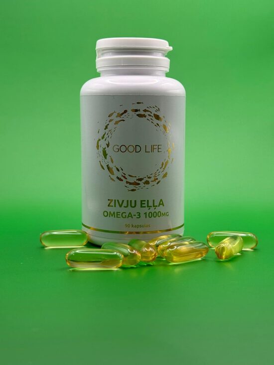 ZIVJU EĻĻA OMEGA-3 1000 mg (90 kapsulas)